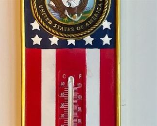 Item 96:  Department of the Navy Thermometer - 3.25" x 7.75:  $14