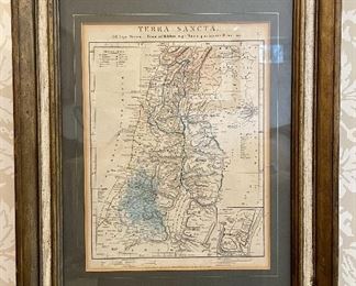 Item 113:  Map of Terra Sancta - 15.5" x 19.5":  $85