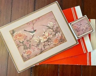 Item 128:  (12) Pimpernel Placemats and (6) Coasters: $64