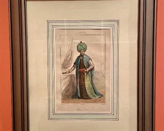 Item 155:  "Sultan Selim II" Print - 11.5" x 14.5": $95