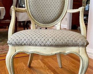 Item 183:  (2) Upholstered Armchairs - 23"l x 18.5"w x 42.25"h:  $445 for pair