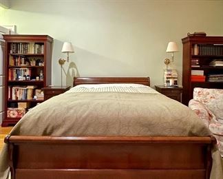 Item 328: Grange Furniture Queen Sleigh Bed:  $395