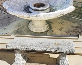 garden decor, garden bence