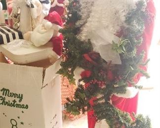 Large Standing Floor Santa