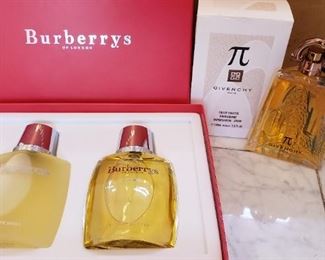 men's cologne, Burberry for Men, Pi by Givenchy