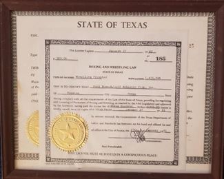 Vintage Wrestling License