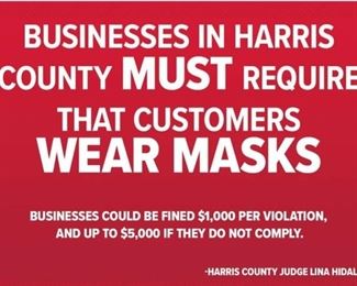 Above the nose!, No Mask...No entry.