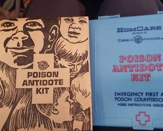 Vintage Poison Antidote Kit