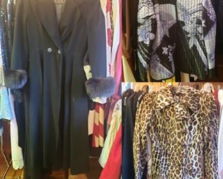 Esther Wolf Fur Trimmed Coat