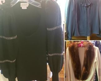 vintage sweaters and blouses