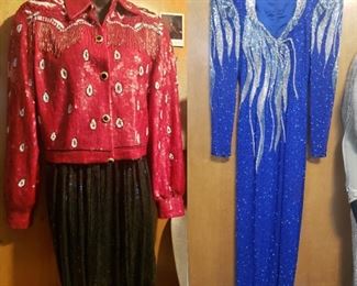 Handkerchief Fully Beaded Jacket with Beaded Fringe on front and back