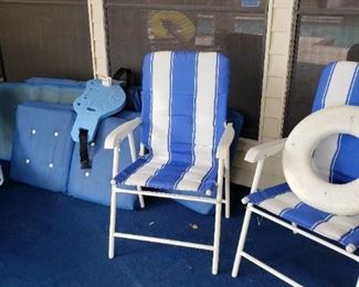 pool accessories, pool chairs, lawn chairs