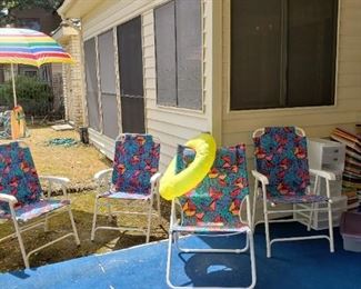 lawn chairs