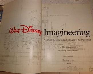 Walt Disney Imagineering book with no jacket