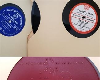 Vinyl albums for the blind, Braille titled albums