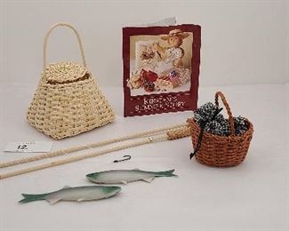 American Girl 18 Doll Retired Kirsten Summer Fishing Set Fish Trout ONLY  PC