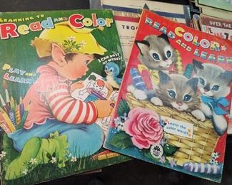Vintage Coloring Books