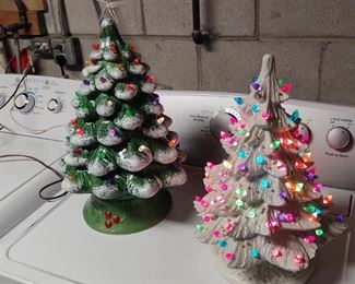 Christmas trees ceramic