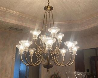 Dining room light fixture or chandelier. 