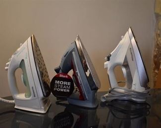 Lot of 3 Clothing Irons