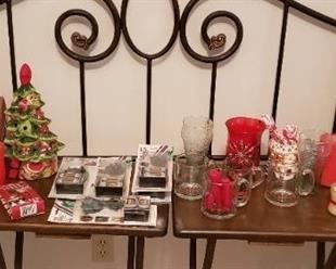 Christmas Decor - Tree Topper, Ornaments, Lights, Porcelain Tree, House & More