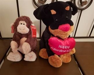 2 Stuffed Animals, including GUND Monkey Mongo