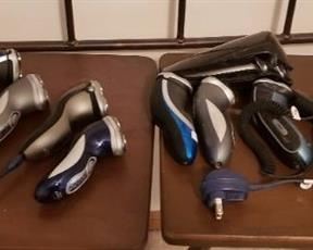 Lot of Mens Shavers Electric Razors - Philips Norelco & More