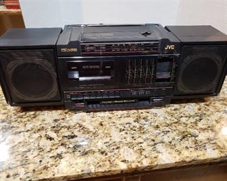 JVC PC-V55 Stereo Cassette Boombox System