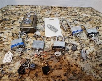 Lot of Assorted Padlocks | Brands Include - Master, Chalet, & More