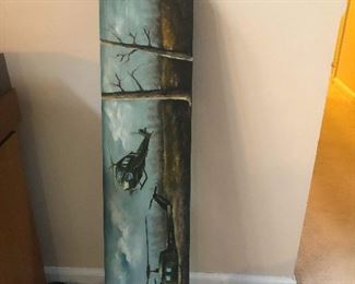 this is a helicopter blade that has been painted upon. You need this