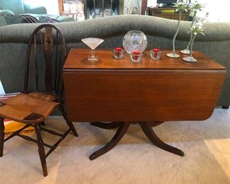 folding leaf table with octopus legs