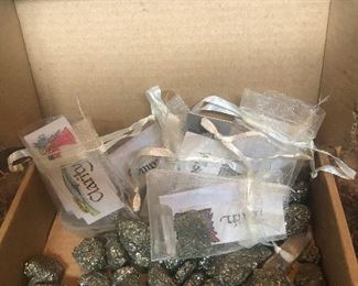 a box of crystals and mystic metal!
