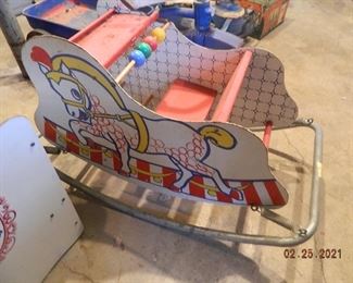 vintage rocking horse