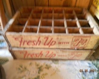 vintage 7up crates
