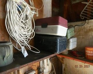 tackle boxes