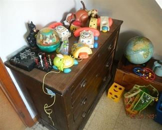 cabinet/vintage toys