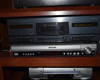 Kenwood Double Cassette Deck 101CT. Panasonic 5 Disc Selector