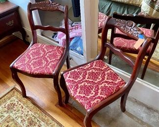 28.	Pair of side chairs 						$70