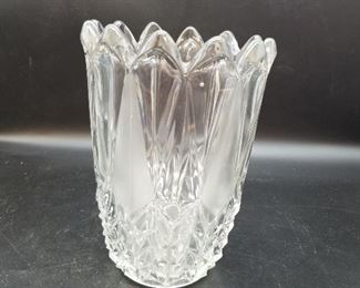 Large Lead Crystal Vase