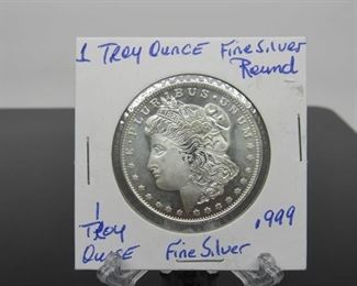 Denomination Silver Round
Located in: Chattanooga, TN
1 Troy Ounce
.999 Fine Silver
KW4-17