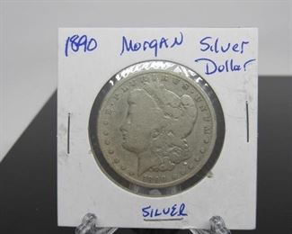 Yr: 1890
Denomination Morgan Silver Dollar
Located in: Chattanooga, TN
KW4-30
