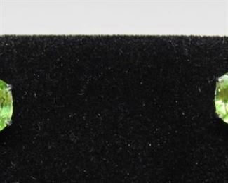 Stone: Natural Peridot
Type: Earrings
Weight (ct): 4 ct
Metal: Sterling Silver
Located in: Chattanooga, TN
Oval Cut
KWJ4-49