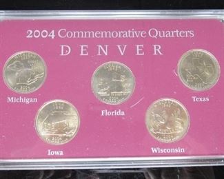 Yr: 2004
Denomination Denver Commemorative
Series: Quarters Proof
Located in: Chattanooga, TN
D Mint
UNC
KW4-97