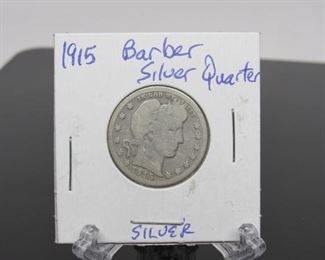 3 Image(s)
Yr: 1915
Denomination Barber Silver Quarter
Located in: Chattanooga, TN
KW4-135
