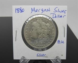 Yr: 1880
Denomination Morgan Silver Dollar
Located in: Chattanooga, TN
*Coin Grading and Markings on Protective Covers Are Not Verified or Certified*
KW4-35