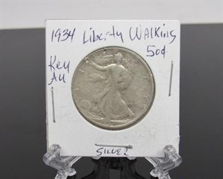 Yr: 1934
Denomination Liberty Walking Silver
Series: Half Dollar
Located in: Chattanooga, TN
*Coin Grading and Markings on Protective Covers are Not Verified or Certified*
KW4-63