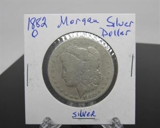 Yr: 1882 - O
Denomination Morgan Silver Dollar
Located in: Chattanooga, TN
O Mint
KW4-38