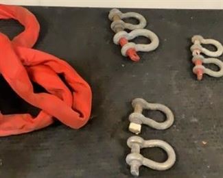Located in: Chattanooga, TN
Shackles & Sling
Polyester Sling
MFR - Horizon Cable
Type - ENRS5
(2) 6 1/2 Ton Shackles
(2)4 3/4 Ton Shackles
(2)3 1/4 Ton Shackles
(3)8 1/2 Ton Shackles
*Sold As Is Where Is*

SKU: J-6-C