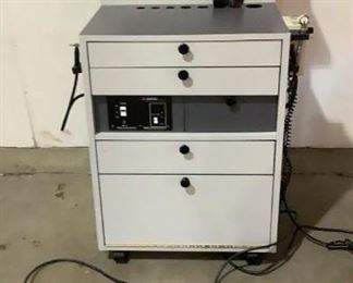 Located in: Chattanooga, TN
MFG Jedmed
Rolling Dental Cart
Size (WDH) 28"W x 18"D x 44"H
**Sold as is Where is**

SKU: P-1-A
Tested-Works