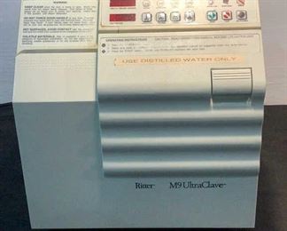 Located in: Chattanooga, TN
MFG Ritter
Model M9-001
Ser# DM021957
Power (V-A-W-P) 120V - 60Hz - 12A
M9 UltraClave Sterilizer
Size (WDH) 15"W x 18-3/4"D x 16"H
**Sold as is Where is**

SKU: M-6-C
Tested-Works